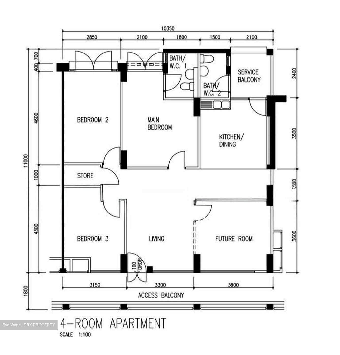 Blk 19 Queen's Close (Queenstown), HDB 4 Rooms #544006561